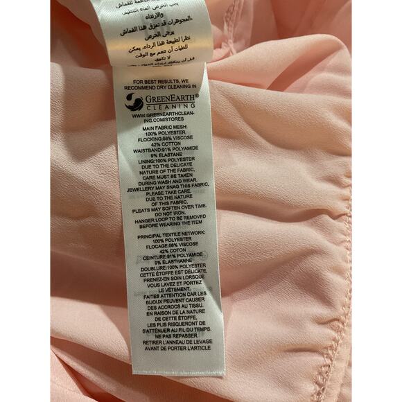 Self-Portrait Kids Point D'Esprit Pink Polyester Tulle Dress Size 8 - NWT - Picture 5 of 6